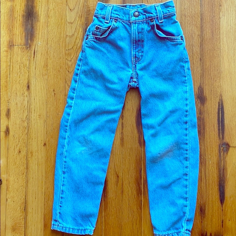 Vintage Orange tab Levi jeans